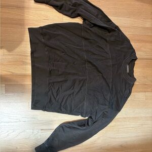 American Eagle Outfitters Gray Relaxed Fit Top